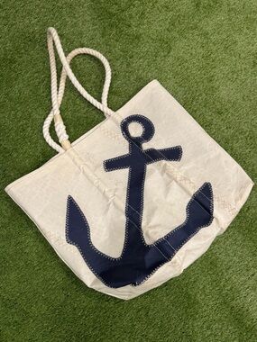 Maine Sea Bags Navy Anchor Medium Tote (Regular)